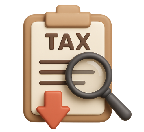 세무조사 대응 아이콘 이미지